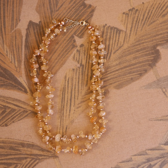 SOLD!! Citrine necklace - Picture 5 of 7